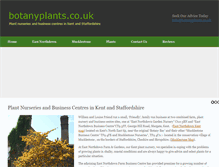 Tablet Screenshot of botanyplants.co.uk
